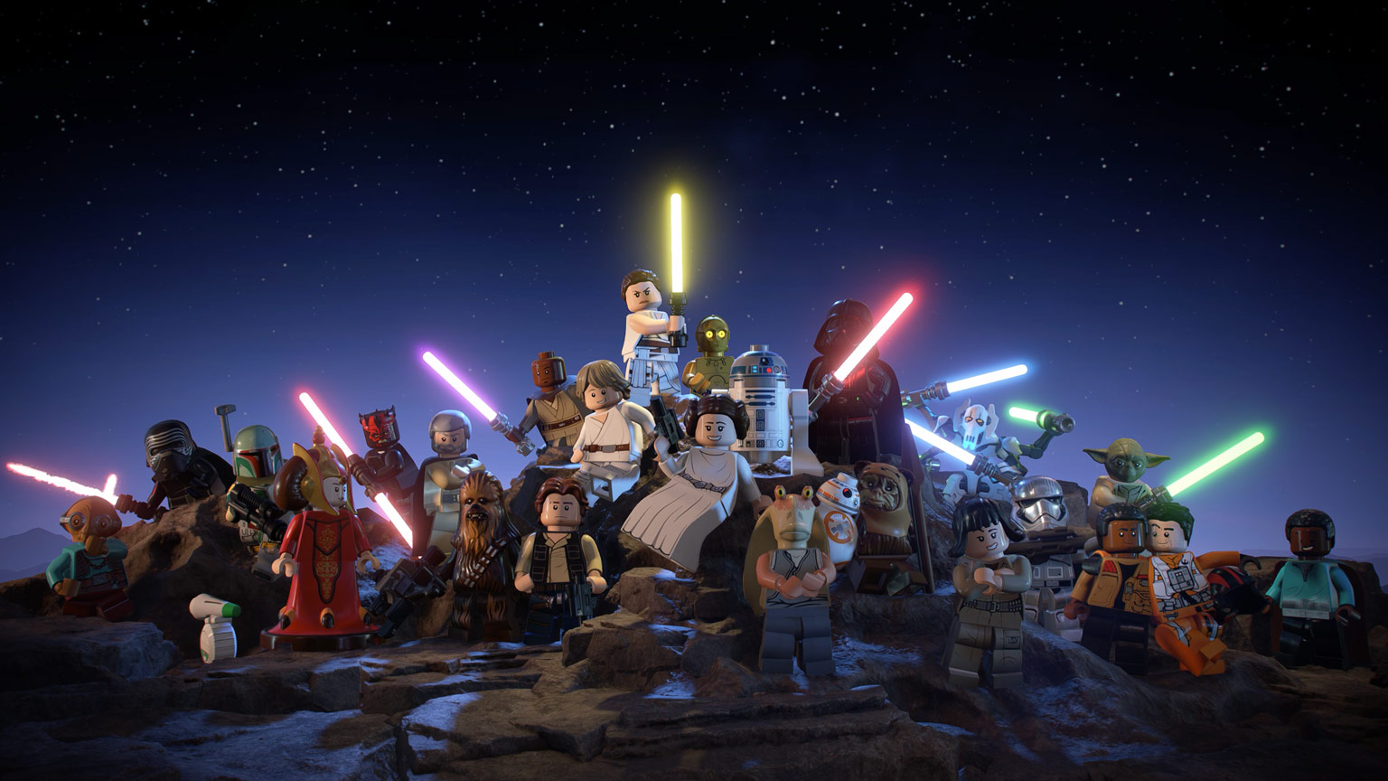 The new Lego Star Wars: The Skywalker Saga arrives April 5